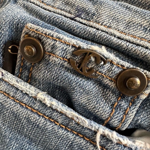 Roberto Cavalli Just Cavalli jeans US 27 Straight leg. Y2K - Picture 14 of 14